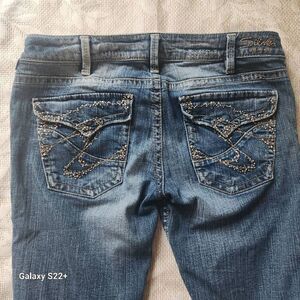 20  Silver capri jeans